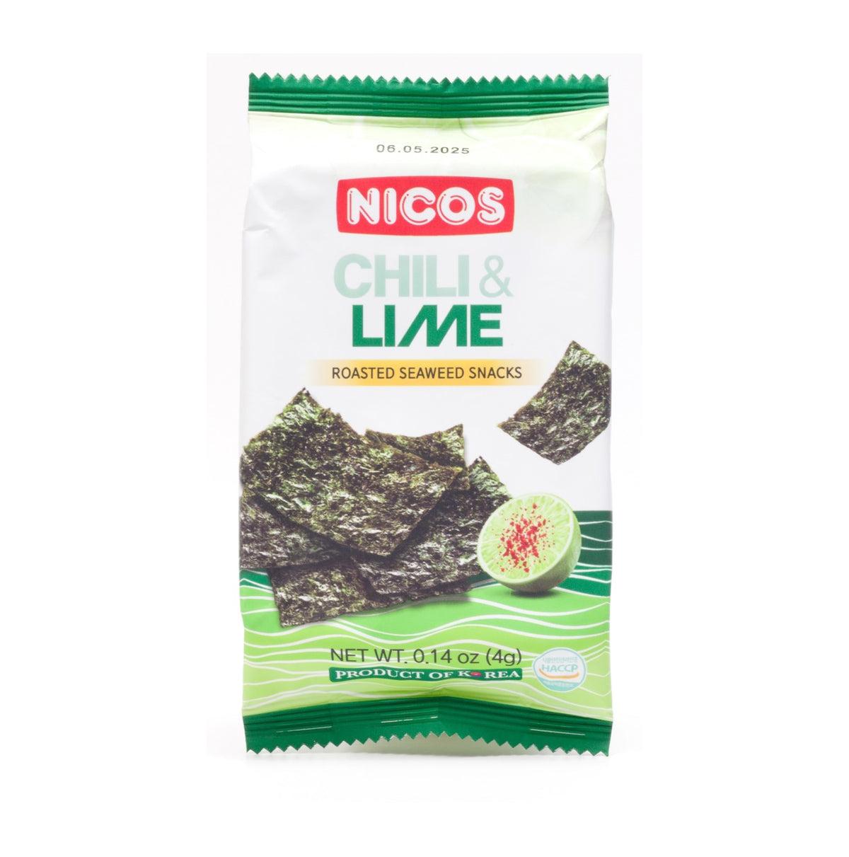 Ocean's Halo Trayless Seaweed Snacks (Sea Salt) 1 Case Of