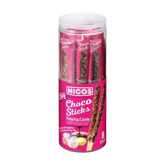 Choco Sticks Popping Candy 8pcs